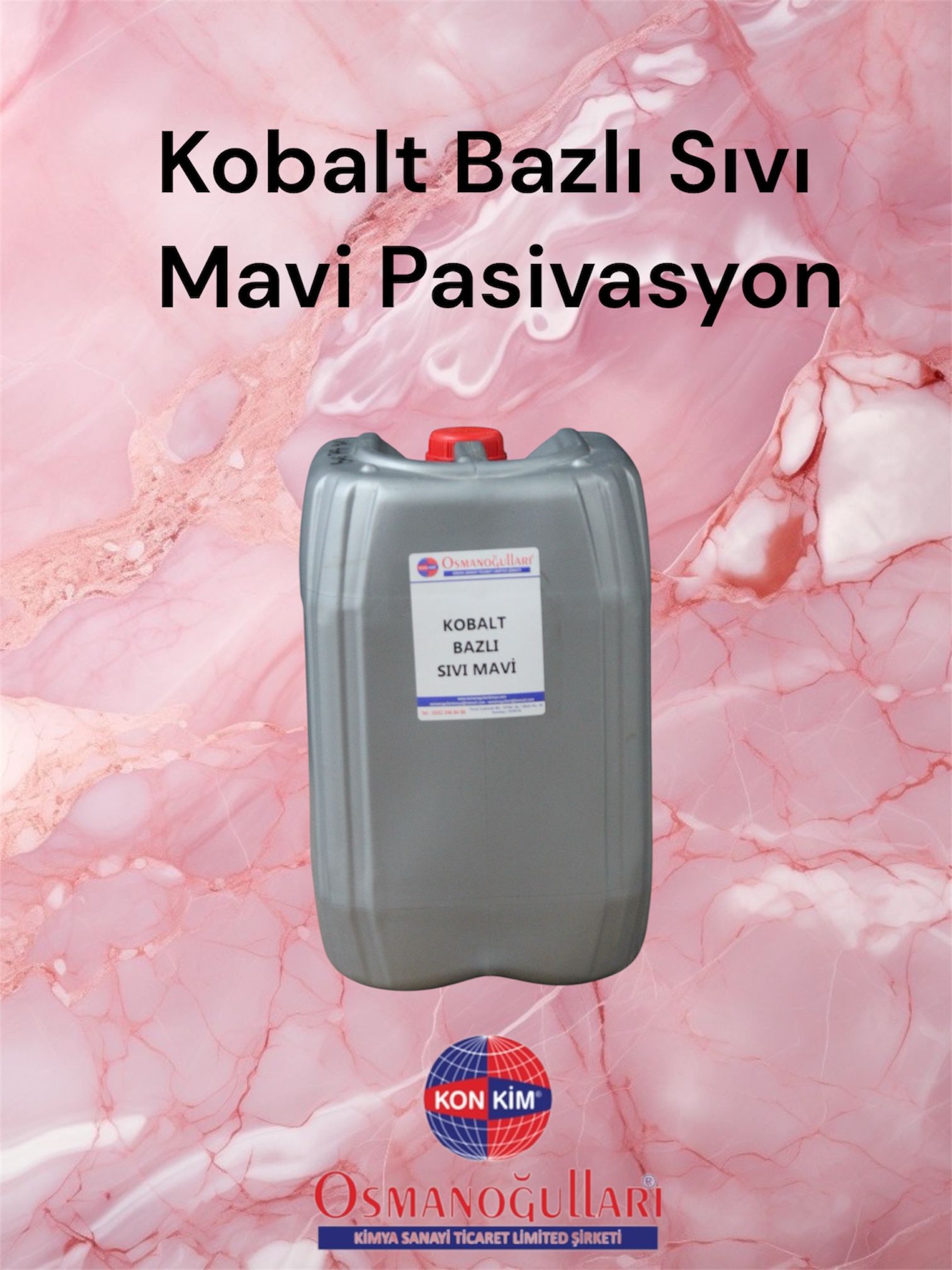 Kobalt Bazlı Sıvı Mavi Pasivasyon 